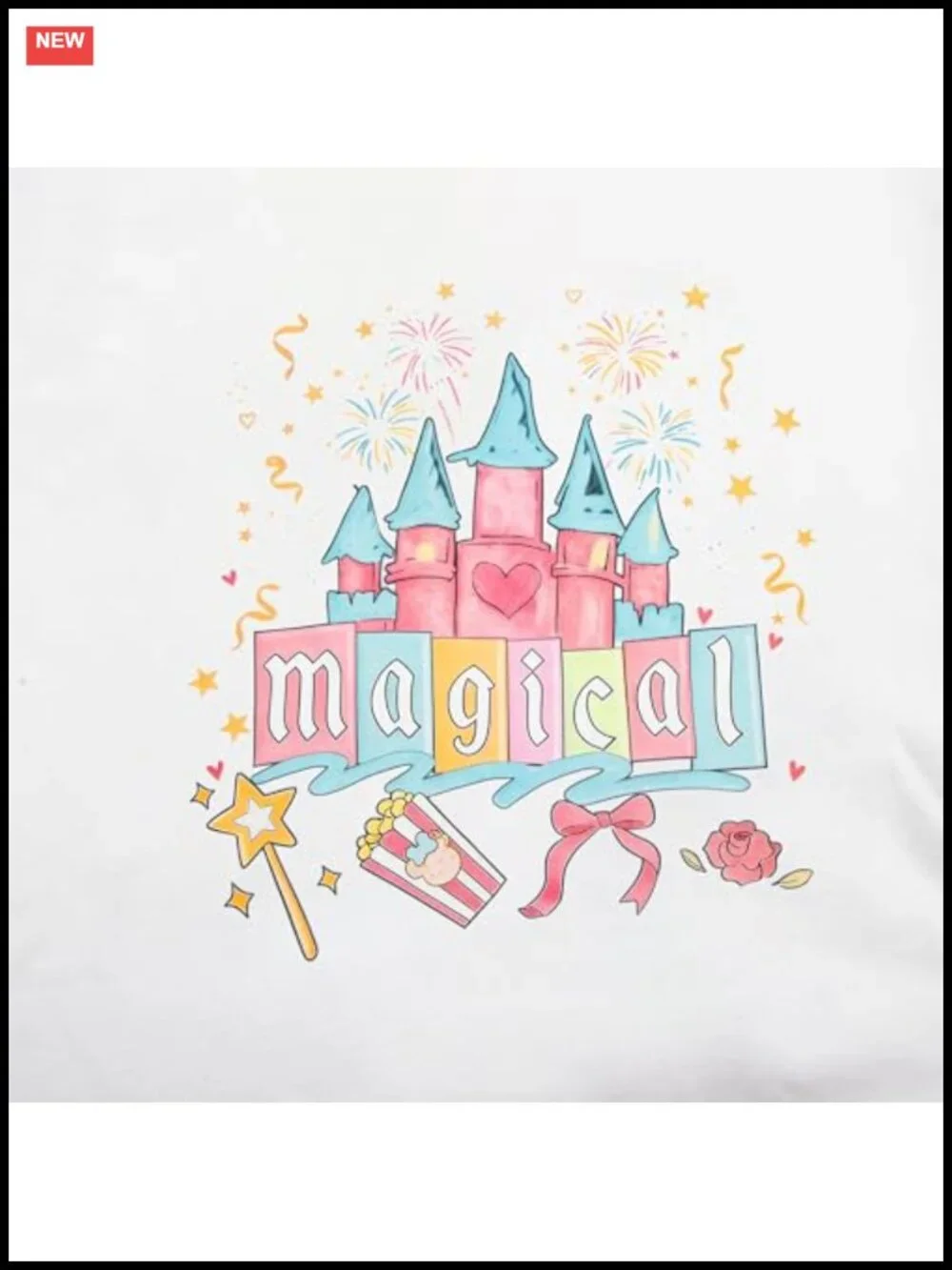 Women's Castle Graphic Crop Top Half Sleeve Soft Cotton Blend Tee